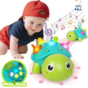 Musical Turtle Toy with Lights & Sounds