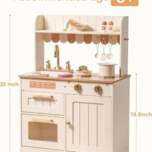 ROBUD Vintage Wooden Play Kitchen