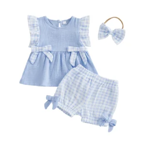 Flutter Sleeve Romper Set