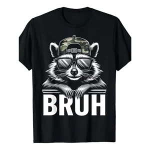 Bruh Raccoon Camo Tee
